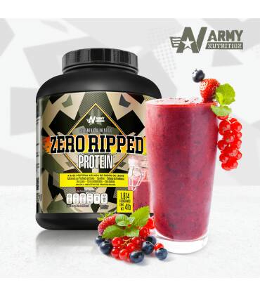 Zero Ripped Protein 4lbs de Army Nutrition sabor Frutos Rojos