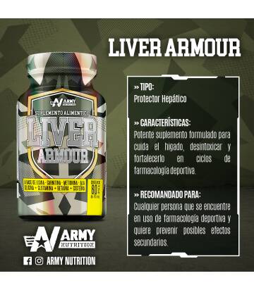 Liver Armour Protector Hepático de Army Nutrition