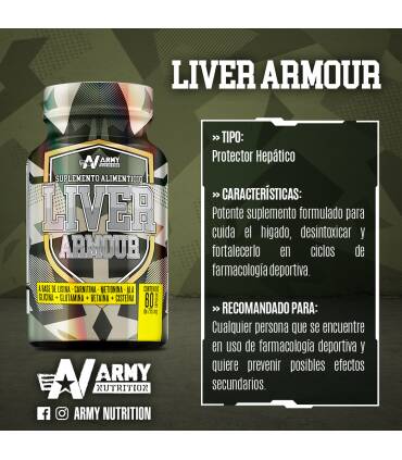 Liver Armour Protector Hepático de Army Nutrition
